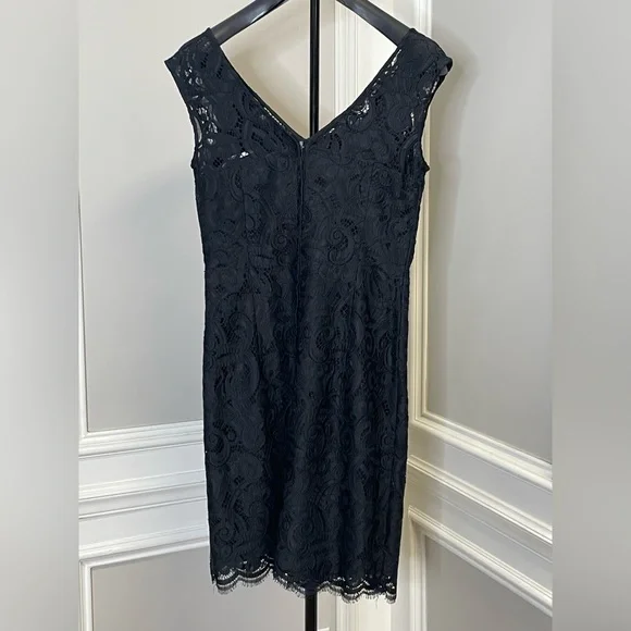 Lilly Pulitzer Black Lace Midi Dress - Picture 3 of 5